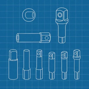 ADAPTADOR BOCALLAVE MAG BREMEN 1/2 X 65MM X UNID.