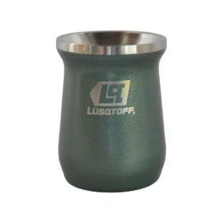 MATE LUSQTOFF DE ACERO INOXIDABLE VERDE