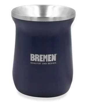 MATE BREMEN DE ACERO INOXIDABLE AZUL