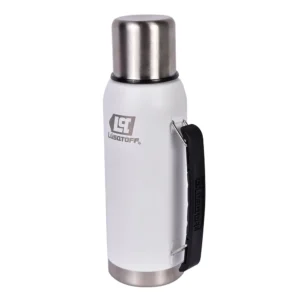 TERMO ACERO LUSQTOFF 1L C/MANIJA BLANCO