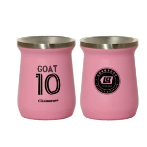 MATE LUSQTOFF DE ACERO INOXIDABLE ROSA