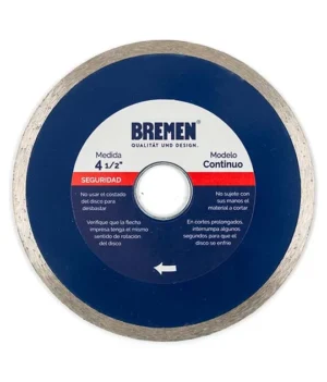 DISCO DIAMANTADO BREMEN CONTINUO 115MM