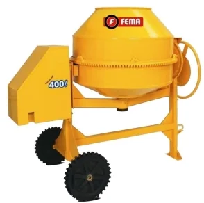 HORMIGONERA DE VOLTEO FEMA 400LT MOTOR 2HP MONOF