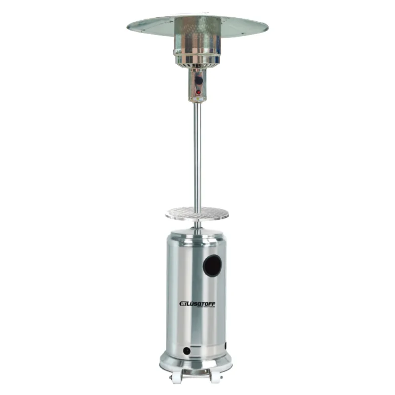 CALEFACTOR LUSQTOFF EXTERIOR SOMBRILLA PLATEADO 10.000CAL 6MTS