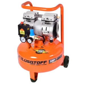 COMPRESOR  24 LTS 220V 1HP LUSQTOFF LIBRE DE ACEITE