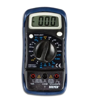 MULTIMETRO DIGITAL BREMEN C/MED. DE TEMPERATURA